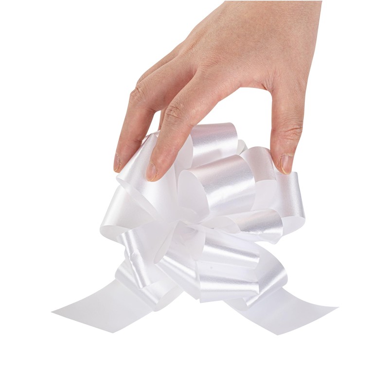 Restaurantware Gift Tek 5.5 Inch Ribbon Pull Bows 10 Satin
