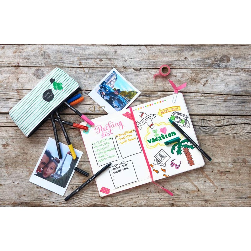 Edding 1200 colourpen Fibre-Tip, 1 mm, Dark Brown