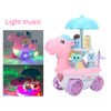 Electric Ice Cream Trolley Cart Pretend Play Food Dessert Children