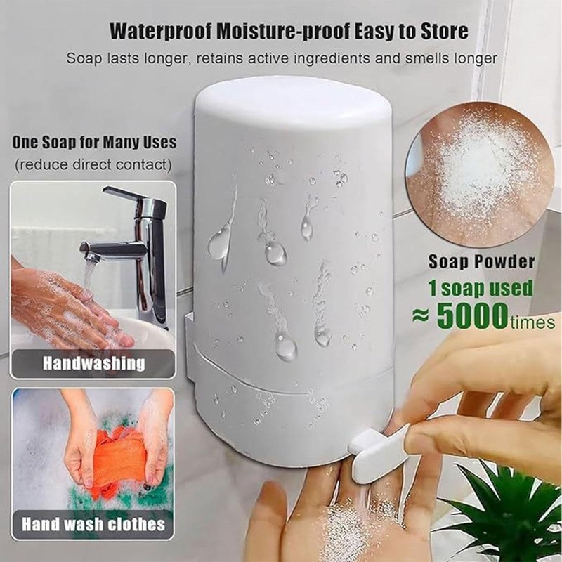 Bar Soap Grinder Dispenser - Adjustable Compact Bar Soap Container