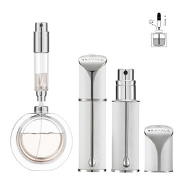 Travalo AQUA Perfume Travel Refillable Bottle, Bottom Filling Fragrances Perfume Atomizer, Mini Cologne Dispenser, Portable Sprayer for Women Men, Gift