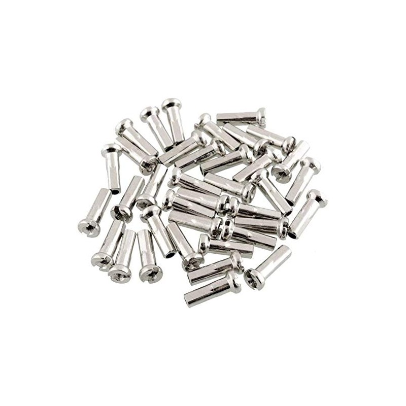 SENQI Bicycle Stainless Steel Spokes 80mm-297mm with Copper Cap 36pcs(282mm/Silver)