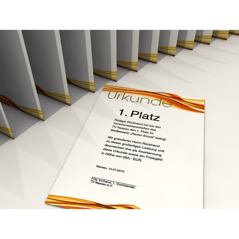 Certificate Paper "Premium" 50 Sheets | Modern | for Certificates