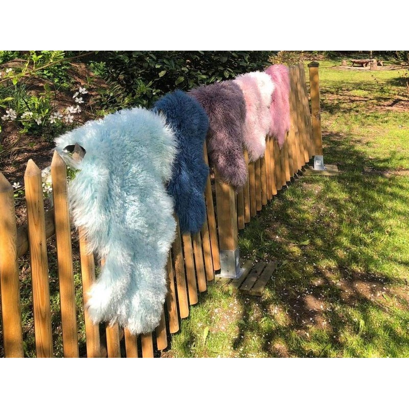 Hollert Lambskin Tibet Sheepskin Monglolic Sheepskin Curly Very Soft Real
