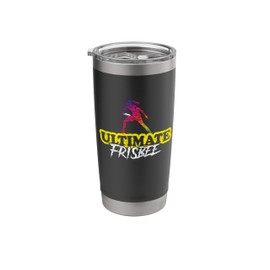 Ultimate Frisbee Player Retro Sports Action Stainless Steel Insulated Tumbler