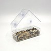 Perspex Window Bird Feeder with Strong Suction Cups – Transparent