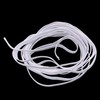 White Elastic Cord 6mm (1/4 Inch) | 10 Metres Flat