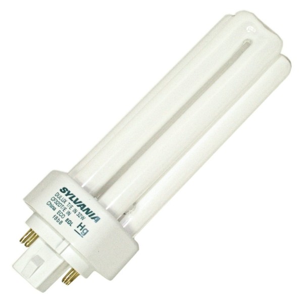 (25 Pack) Sylvania 20885 CF32DT/E/IN/835/ECO 32-Watt 3500K 4-Pin Triple Tube Compact Fluorescent Lamp
