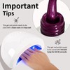 Firedeep Purple Gel Nail Polish 16ML Pearl Purple Gel Polish