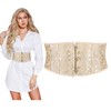 SUOSDEY Women's Corset Belt, Wide Waist Belt for Dress, Cosplay,