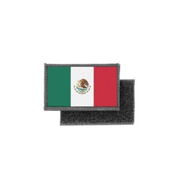 Flag patch printed badge country mexico