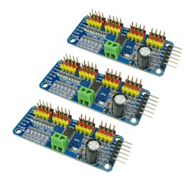 Aihasd 3pcs PCA9685 16 Channel 12 Bit PWM Servo Driver for Arduino for Raspberry Pi
