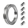 Aicosineg Hose Band, 304 Stainless Steel Band, Length 6.6 ft
