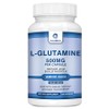 L-Glutamine Supplement 500mg Nitrogen Transporter Immune Function Support Muscle Cell Growth 120 Vegetarian Capsules Non-GMO, 1 Count, 60 Tablets / L-글루타민 보충제 500mg 질소 수송체 면역 기능 지원 근육 세포 성장 120 채식 캡슐 비유전자변형, 1개, 60정