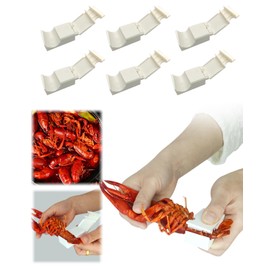 ASENAME 2024 New 6PCS Crawfish Peeler, Crawfish Shucker, Crawfish Tail Peeler, Crawfish Sheller Tool for Peeling, Universal Crayfish Shelling Device, Crawfish Peeler Tool