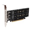 PCIE X16 to M.2 M KEY Expansion Card NVMEx4 SSD