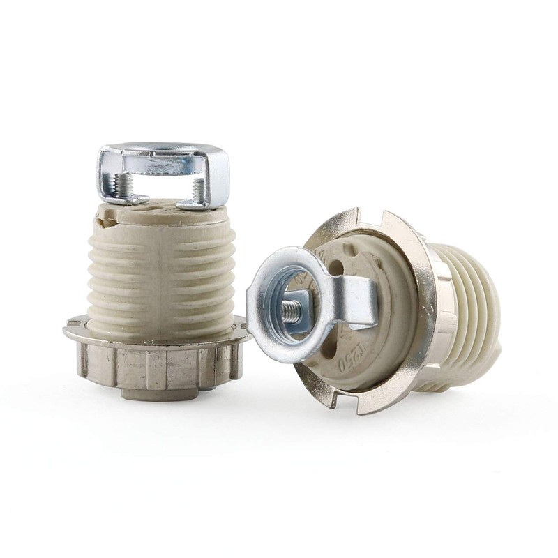 E-outstanding G9 Ceramic Lamp Holder 2PCS G-9 Halogen Light Bulb