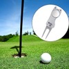 WHYCNJL 1 x Golf Marker Divot Tool Golf Foldable Aluminium