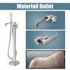 Aolemi Freestanding Bathtub Faucet Floor Mount Tub Filler with Handheld