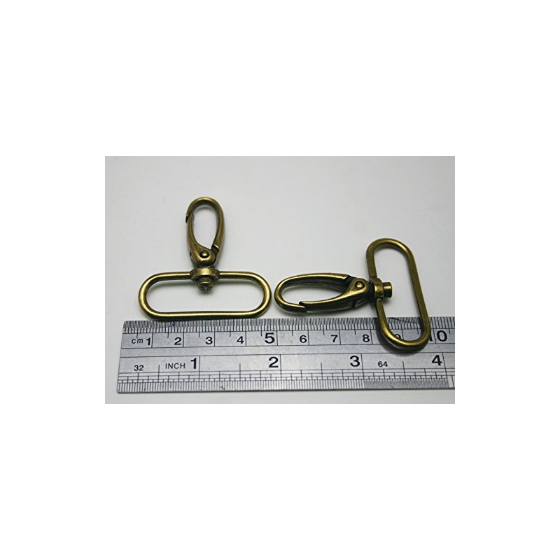 Wuuycoky Bronze 1" Inner Diameter Oval Ring Small Olive Buckle