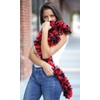 Original Featherless Boa (Black Red)