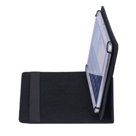 RIVACASE Tasche für Tablets bis 9-10.1“ - Sleeve aus hochwertigen Kunstleder und seitlichen Aufprallschutz - Schwarz