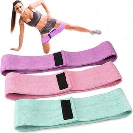 TopHomer Resistance Bands for Workout, Women and Men Exercise Elastic Bands, Stretch Bands Elastic Glute Bands Squat Bands for Booty Legs, Butt, Pilates Flexbands-M