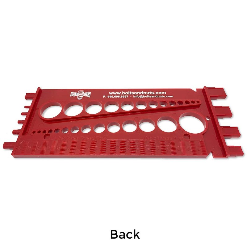 Screw Bolt Nut Thread Measure Gauge Size Checker (Inch Standard