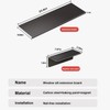 Window Sill Extender,Black Extension Board Not Easy To Bend(23.6x9.84in)