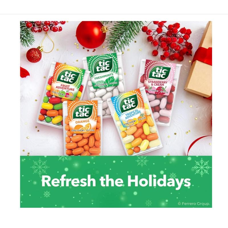 Freshmint Tic Tac Mega Box 27 Count Variety Mints 17.14