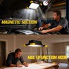 29000LM Rechargeable LED Work Light with Stand,Magnetic Base&Remote Control,12000mAh,Cordless Work