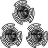 Safety 3 Mountain Pot Bottom Net, Set of 3, Small,