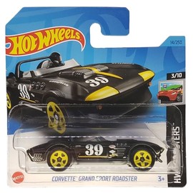 Hot Wheels - Corvette Grand Sport Roadster - HW Roadsters 3/10 - HKH38 - Short Card - Good Year - Bell - Mattel 2023