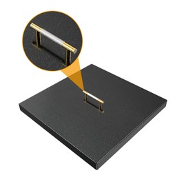 Fire Pit Burner Cover Square for 18 x 18 Inches Linear Drop-in Burner Pan, Fire Pit Lid, Multiple Sizes and Shapes Available,Porcelain-Enameled Steel(21" x 21" Square)