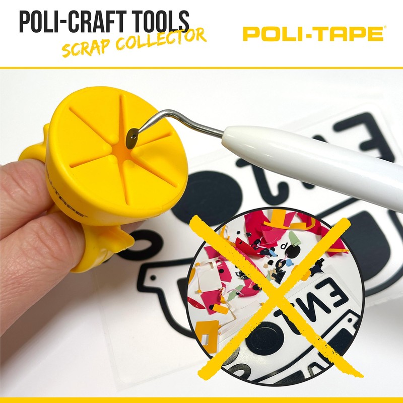 Poli-craft Tools Scrap Collector - Small and Practical Finger Waste