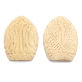 Kurita Good Buddha Statue [Protection Honzon] Flamematen (Lotus Shaped Incense Buddha [Pocket Buddha]), Protection Honzon (Height 2.4 inches (6.2 cm), Width 1.8 inches (4.5 cm), High Quality Wood