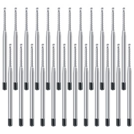 OSDUE 24 Set Replaceable Metal Ballpoint Pen Refills with Spring, Smooth Writing Ballpoint Pen Refills, 0.5 mm Metal Replacement Ballpoint Pen Refills