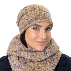 Seeberger Damina Lurex Knitted Scarf Winter Scarf Women's Scarf, lightblue