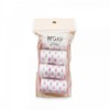 Large Heat-Conducting Magic Hair Rollers (4-Pack) & Hair Scrunchie Wave Roller 3ea