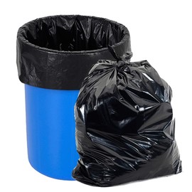O2frepak 100 Litre Extra Strong Heavy Duty Bin Bags,Garbage Bags,Waste Disposal Bags for Household or Commercial Use (30 Count,80x100cm)