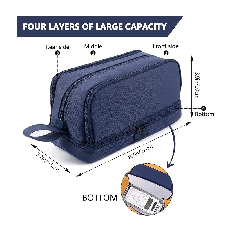Estuche Para Guardar Lpices De Papelera, Gran qll