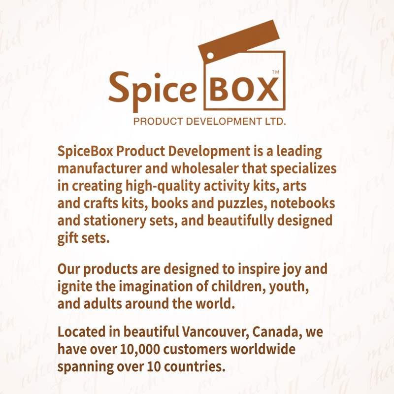 SpiceBox Learn Calligraphy Set for Beginners with Pens and Introduction