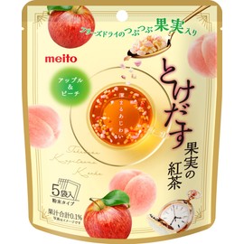 Meito Sangyo Sokedasu Fruit Tea Apple & Peach 5P x 3 Packs