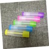 Outanaya 100pcs Lip Balm Tubes with Caps Reusable Lipstick Containers
