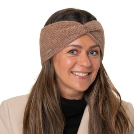 Seeberger Narvella Headband Ear Protection Ear Warmers with Lining, light brown