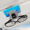 Yamlten RAV4 Multi-functional Car Eyeglass Clip, Premium Leather Textured ABS