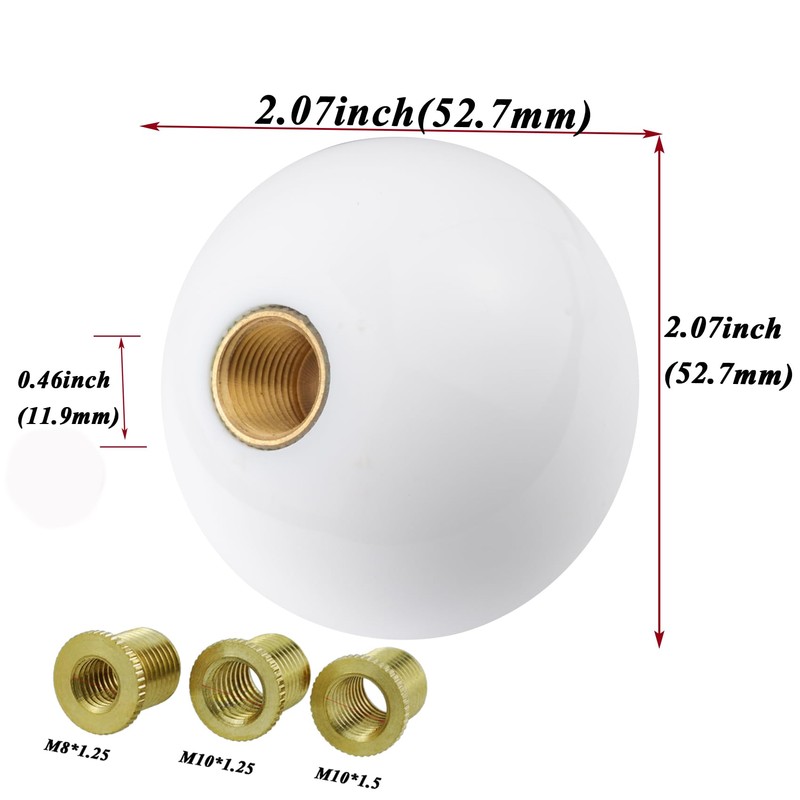 Abfer 5 Speed Shift Knob Car Gear Stick Shift Knobs