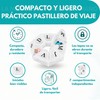 Travel Pill Box + 1 Weekly Pill Box in Spanish
