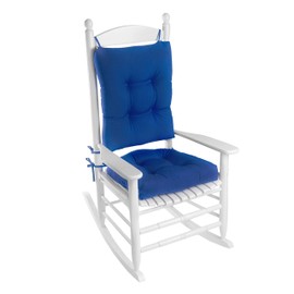 Klear Vu Solarium Indoor/Outdoor Rocking Chair Pad Seat and Seatback Cushion Set, 1 Count (Pack of 1), Blue