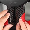Jimen Compatible with Ford Mustang 2015-2023, Steering Wheel Cover Trim